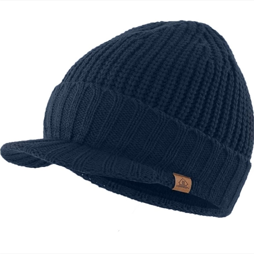 🆕️ Winter Warm Thick Knit Beanie Cap with Visor